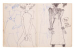 Ossie Clark, sketchbook, 1969
