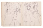 Ossie Clark, sketchbook, 1969