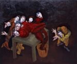 Gérard Garouste, The Golem, 2011, Oil on canvas, 275 × 326 cm,Private collection, France. © Adagp, Paris, 2022. Courtesy Templon,Paris-Brussels-New York. Photo Bertrand Huet-Tutti