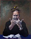 Gérard Garouste, The Rabbi and the Bird’s Nest, 2013, Oil on canvas, 162 × 130 cm, Private collection. © Adagp, Paris, 2022. Courtesy Templon, Paris-Brussels-New York. Photo Bertrand Huet-Tutti