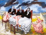 Gérard Garouste, The Three Masters and the Fatted Geese, 2017, Oil on canvas, 200 × 260 cm, Artist’s collection. © Adagp, Paris, 2022. Courtesy Templon, Paris-Brussels-New York. Photo Bertrand Huet-Tutti