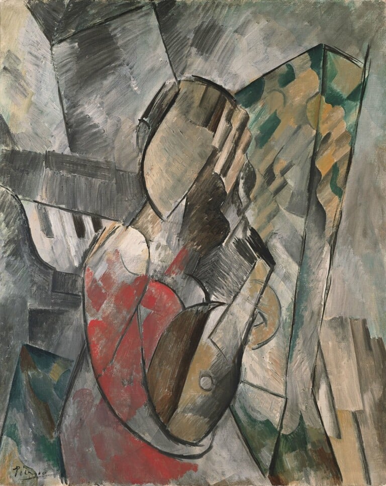 Pablo Picasso Woman with a Mandolin, 1908 Oil on canvas. 100 x 80 cm. Kunstsammlung Nordrhein Westfalen, Düsseldorf. © Succession Pablo Picaso, VEGAP, Madrid, 2022