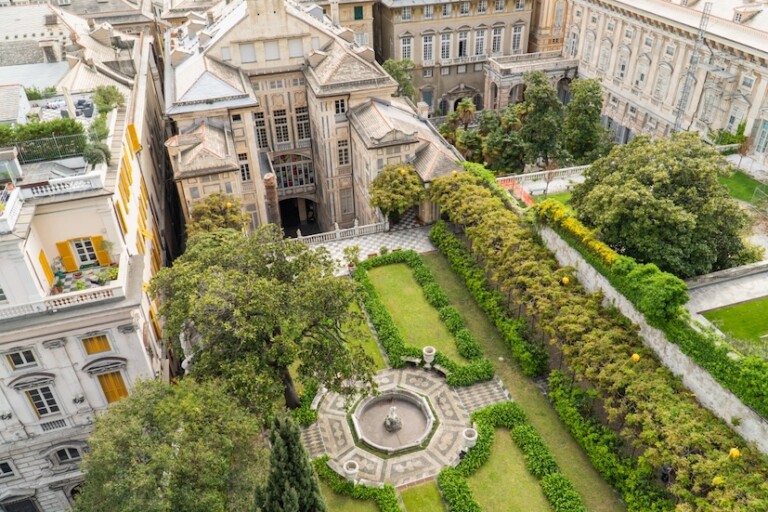 Palazzo Nicolosio Lomellino, giardino, foto LZeppa