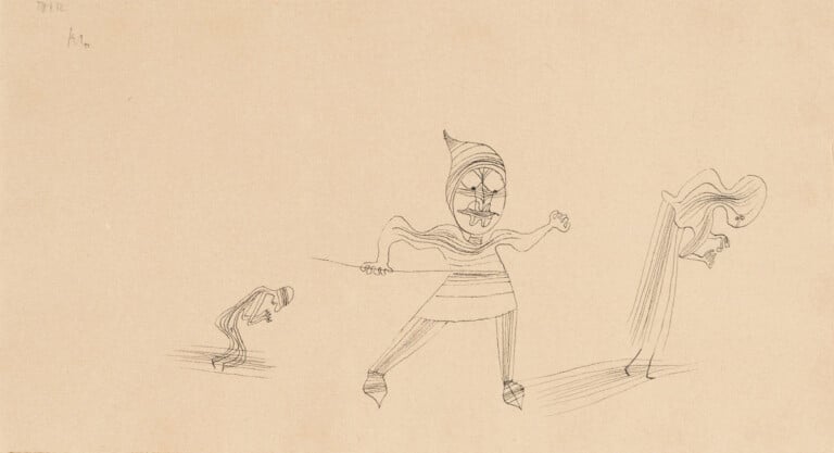 Paul Klee, Illustrazione, 1928. Penna su carta. Collezione privata. Photo © Nicolas Borel