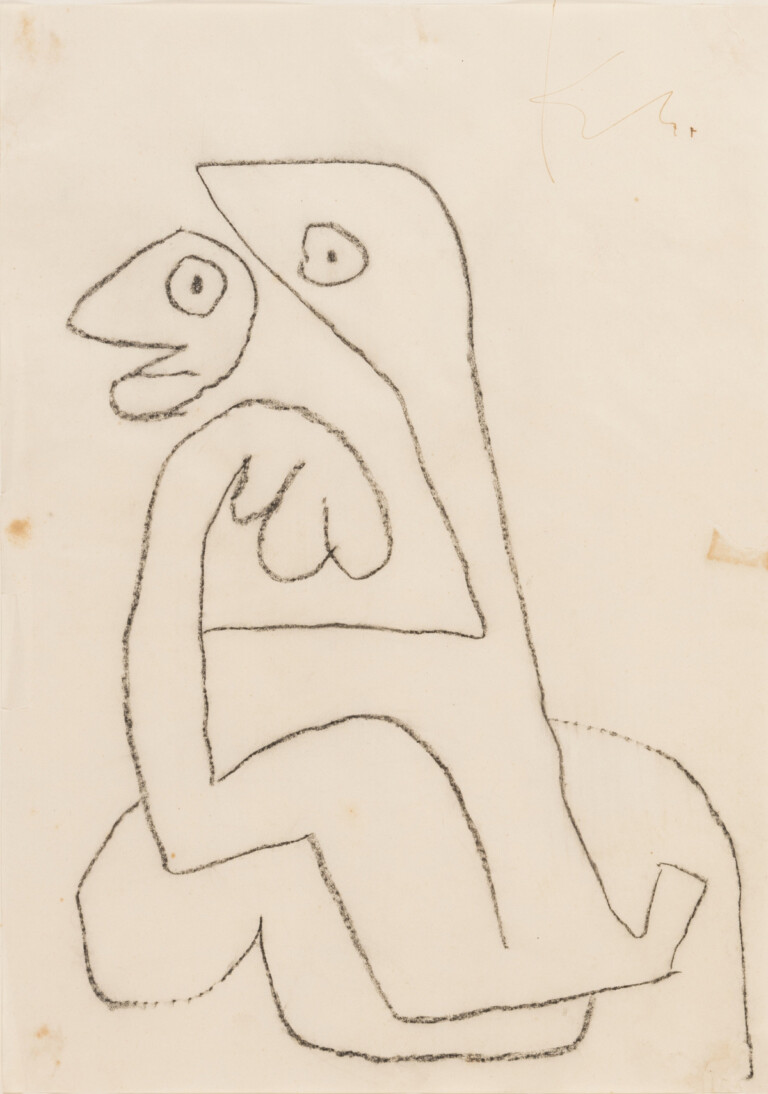Paul Klee, Impulso prima della camminata, 1940. Pastello su carta su cartone, Collezione privata. Photo © Nicolas Borel