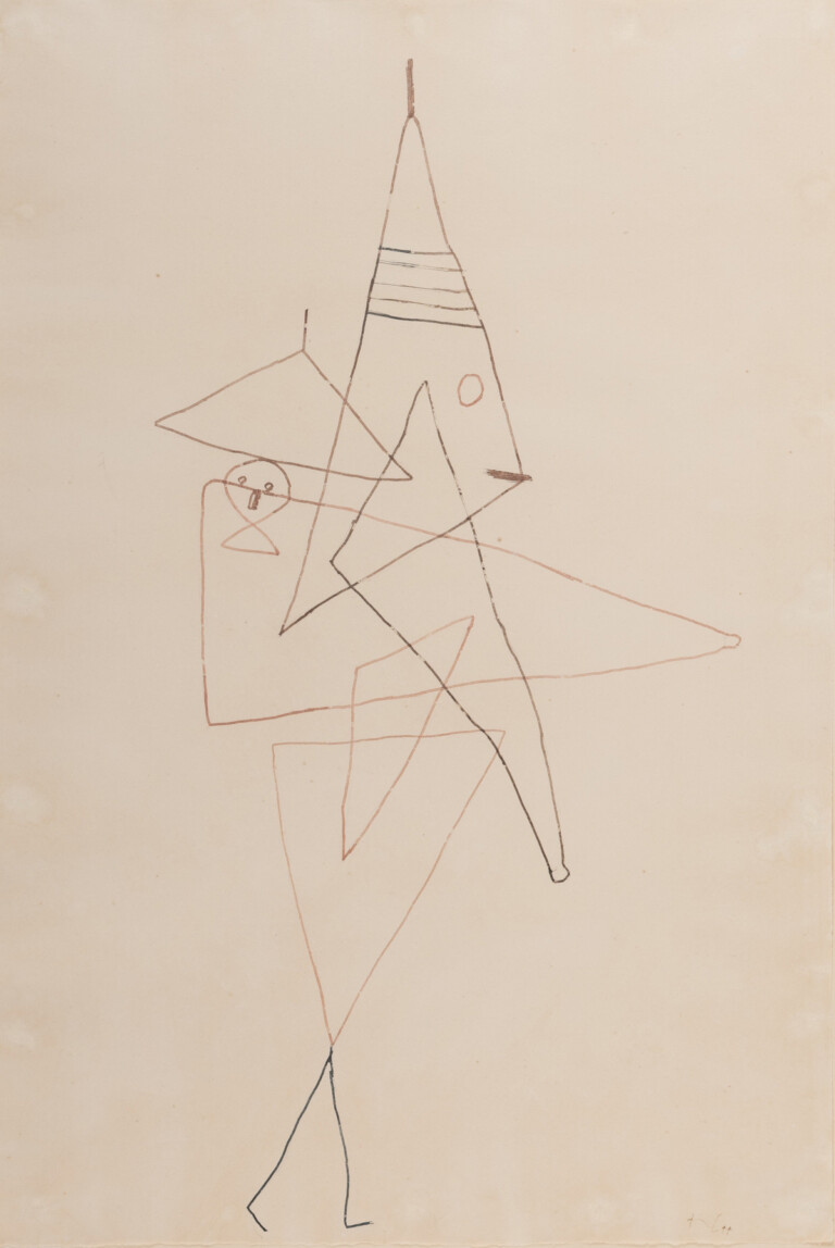 Paul Klee, Mamma clown, 1930. Penna su carta su cartone. Collezione privata. Photo © Nicolas Borel