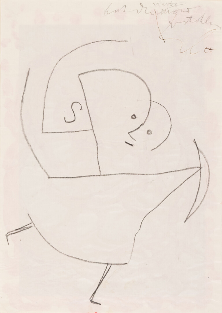 Paul Klee, Rubò il quarto di luna, 1939. Gessetto su carta su cartone. Collezione privata. Photo © Nicolas Borel