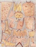 Paul Klee, Spiriti del teatro, 1939. Acquerello su carta su cartone. Collezione privata. Photo © Nicolas Borel