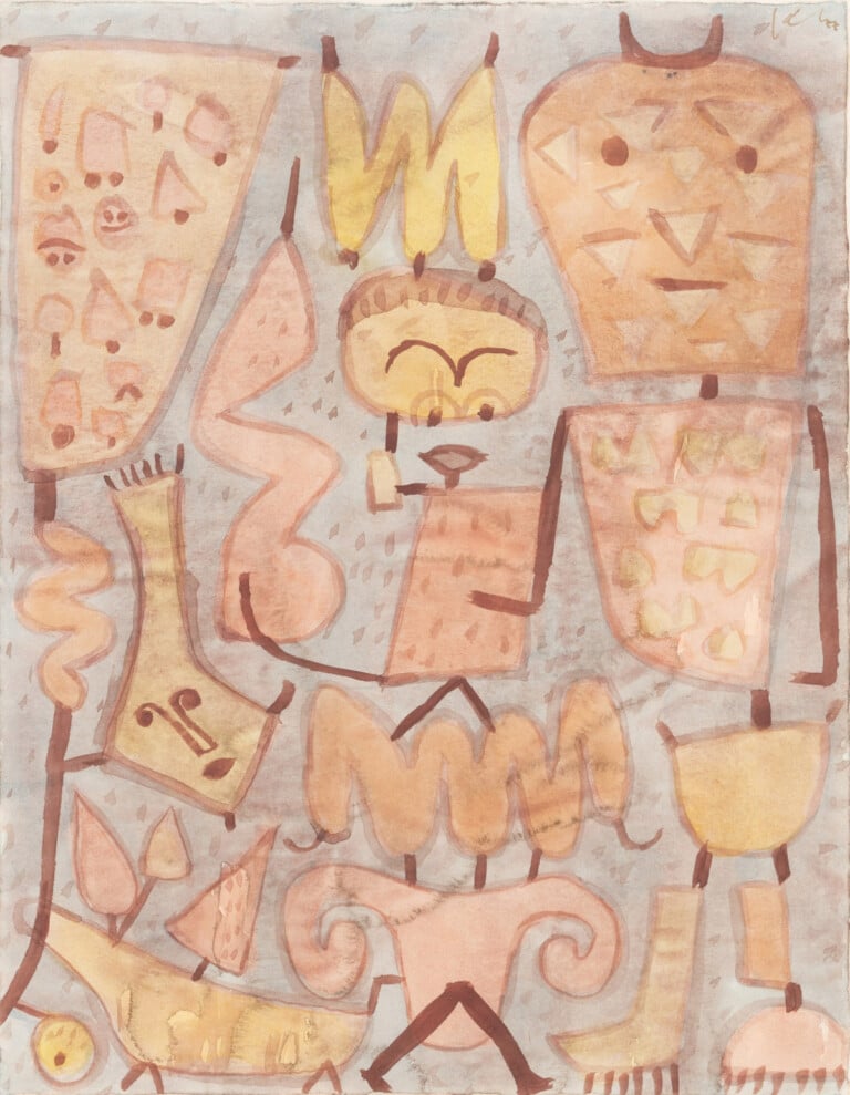 Paul Klee, Spiriti del teatro, 1939. Acquerello su carta su cartone. Collezione privata. Photo © Nicolas Borel