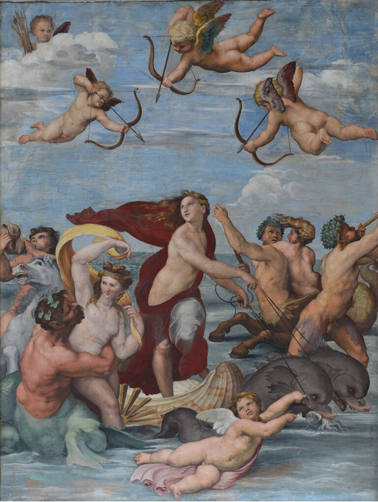 Raffaello, Trionfo di Galatea; Courtesy Accademia Nazionale dei Lincei © Archivio di Villa Farnesina
