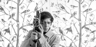 Ritratto Virgilio Villoresi con Bolex