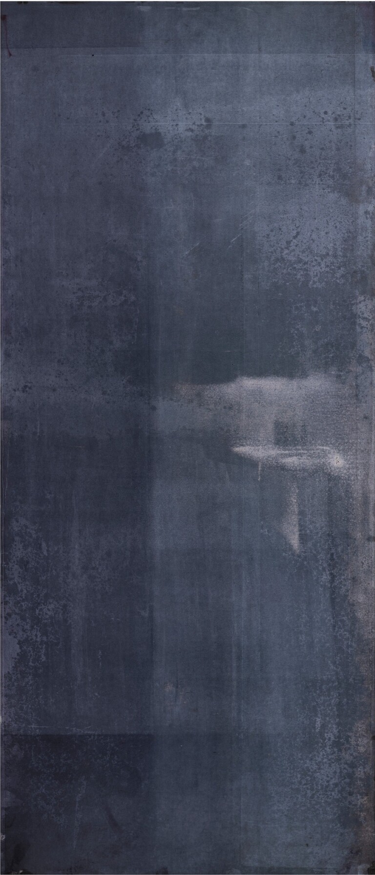 Roberto Ciaccio, Senza titolo (retro), 2010 11, lastra di ferro, 126 x 54 cm. Photo Leonardo Morfini