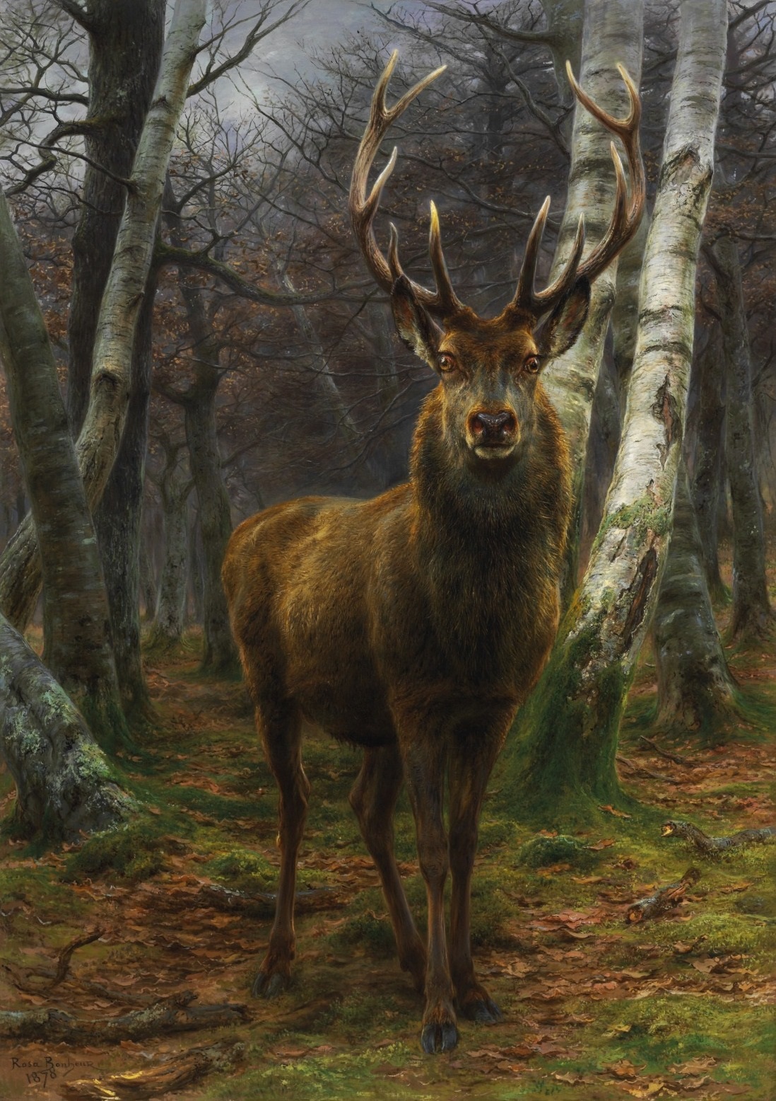 Rosa Bonheur, Le Roi de la foret, 1878. Collection particulière © Bridgeman Images/Christie's Images