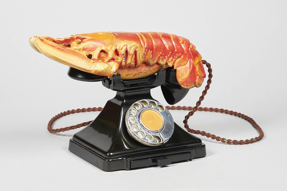 Salvador Dalí, Lobster Telephone, 1938. Photo West Dean College of Arts and Conversation © Salvador Dalí, Fundació Gala. Salvador Dalí, DACS 2022