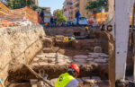 Roma: ai Parioli scoperti i resti del mausoleo dell’antica via Salaria Vetus - foto Fabio Caricchia