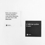 Cards Against Contemporary Art Italia di Giulio Alvigini - ph. Instagram Casa Capra