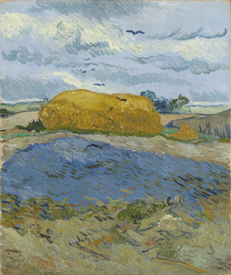 Vincent Van Gogh Covone sotto un cielo nuvoloso Auvers sur Oise, luglio 1890 Olio su tela, 63,3x53,7 cm © Kröller Müller Museum, Otterlo, The Netherlands