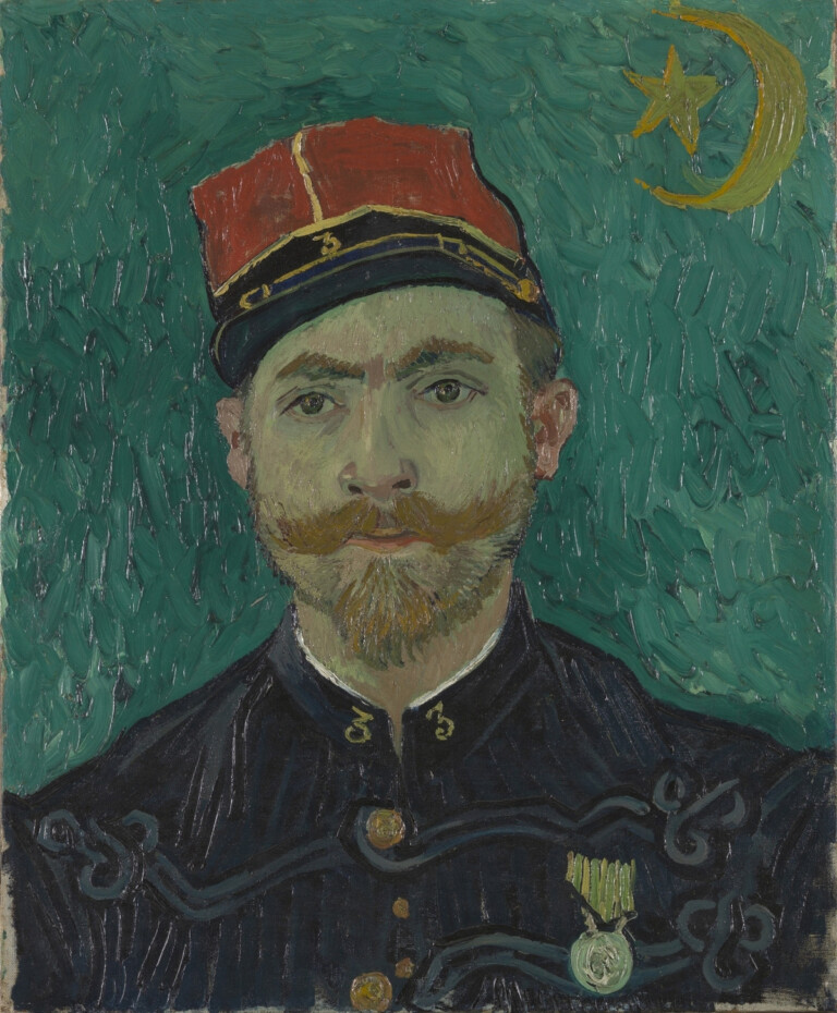 Vincent Van Gogh L'amante (ritratto del sottotenente Milliet) Arles, settembre – inizio ottobre 1888 Olio su tela, 60,3x49,5 cm © Kröller Müller Museum, Otterlo, The Netherlands