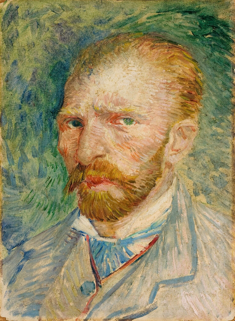 Vincent van Gogh Autoritratto Parigi, aprile – giugno 1887 Olio su cartone, cm 32,8x24 © Kröller Müller Museum, Otterlo, The Netherlands