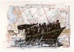 William Kentridge, Carte Hypsométrique de l’Empire Russe, 2022. Hand woven mohair tapestry, 400 x 600 cm. William Kentridge Studio, Johannesburg © William Kentridge