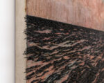 Yoan Capote, Isla (lasitud), 2022, olio, chiodi e ami su lino montati su tavola, 165 x 240 cm. Courtesy the Artist e GALLERIA CONTINUA. Photo Giorgio Benni