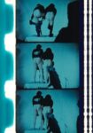 Jonas Mekas, frozen film frames from Happy Birthday John (John Lennon and Yoko Ono performing), 1996