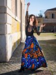 Maxi skirt indossata da Margherita Laterza ph credit Matteo Vieille