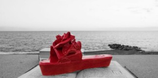 Albisola Superiore- Scarpa Rossa su libro