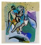 Sandro Chia, Senza titolo, Acrilico, gouache, matita grafite, tracce di gesso e carboncino su carta, 53.2 x 48.7 cm, Courtesy Collezione Ramo, Milano, Presso OPR Gallery