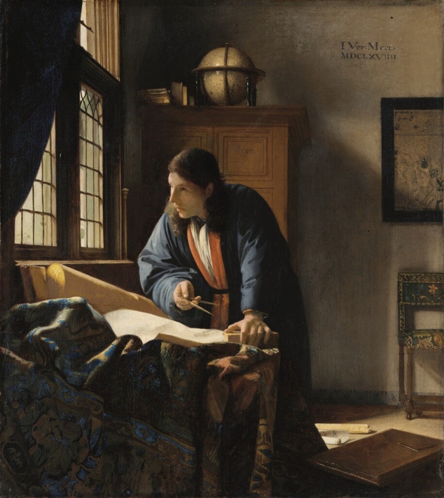 Jan Vermeer, Il geografo, 1668