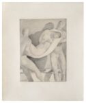 Adolfo Wildt, Deposizione, ultimo disegno preparatorio, 1927, Matita grafite su carta, 27.7 x 23 cm, Courtesy Collezione Ramo, Milano, Presso la galleria Renata Fabbri
