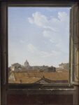 Hendrik Voogd, Vista di Roma dalla finestra, 1809
