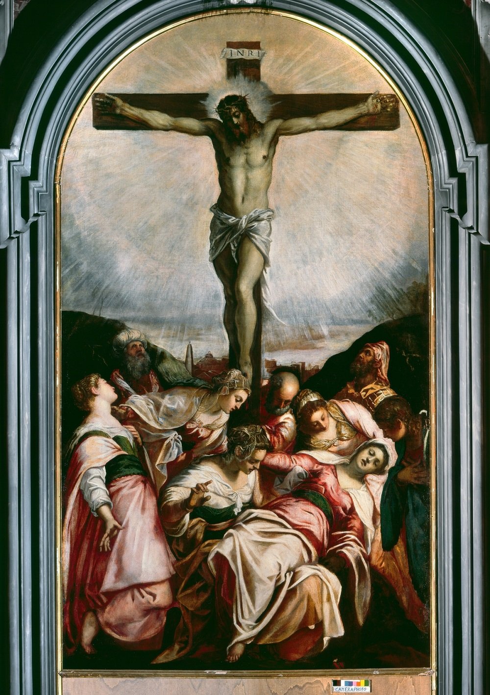 Jacomo Robusti, detto il Tintoretto, Crocifissione, 1560 circa, olio su tela, 297x165 cm, Venezia, chiesa di Santa Maria del Rosario, detta dei Gesuati