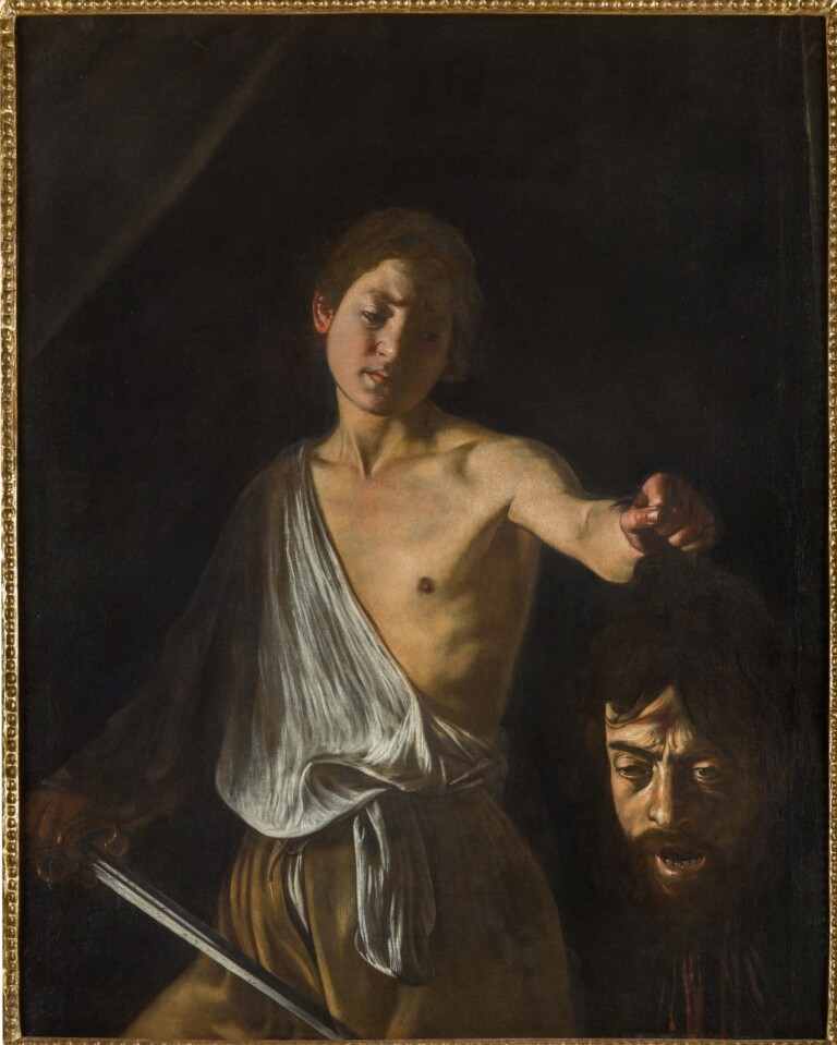 Michelangelo Merisi detto Caravaggio, David con la testa di Golia, 1609-1610, olio su tela, Roma, Galleria Borghese, crediti fotografici: Mauro Coen