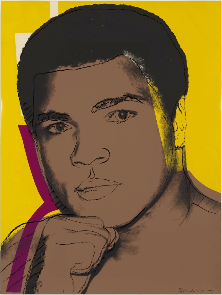 Warhol, Muhammad Ali, 1978. Courtesy of Sotheby's