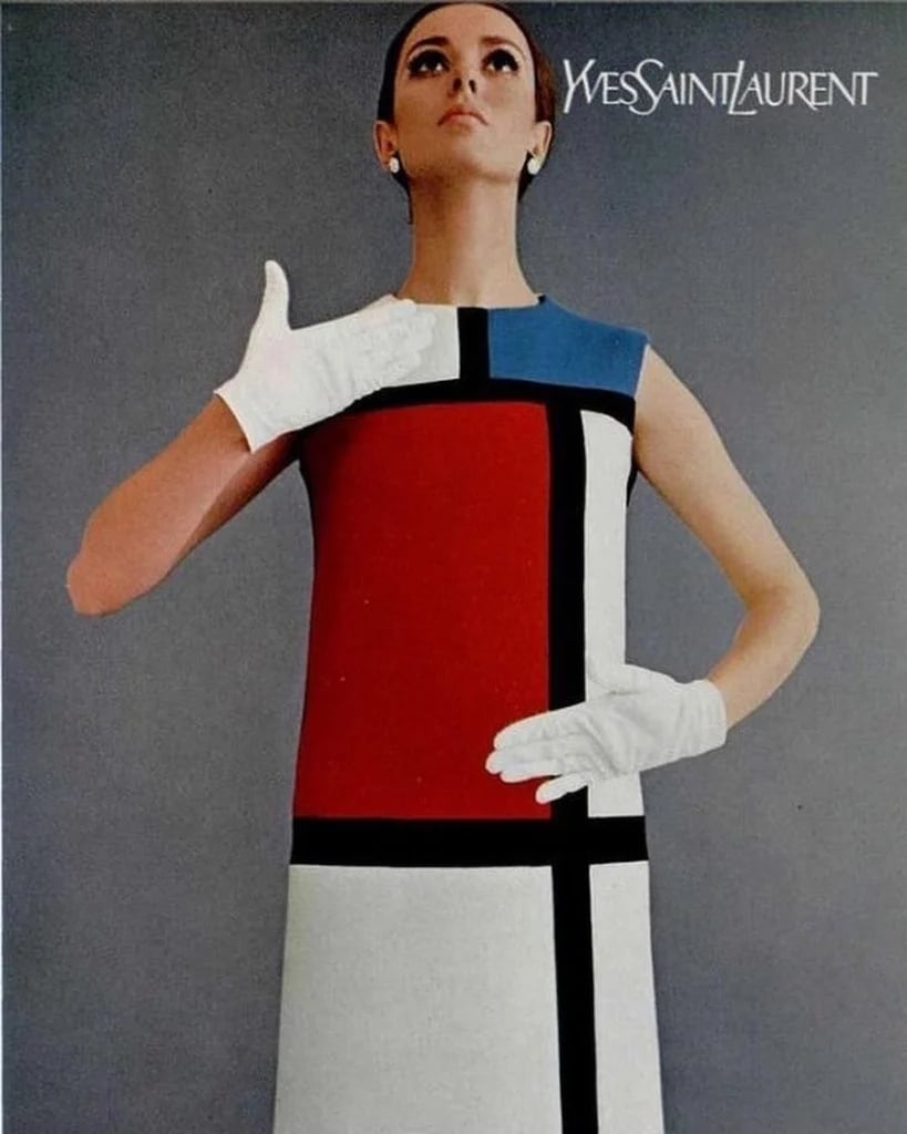 Abito Mondrian del 1965 di Yves Saint Laurent