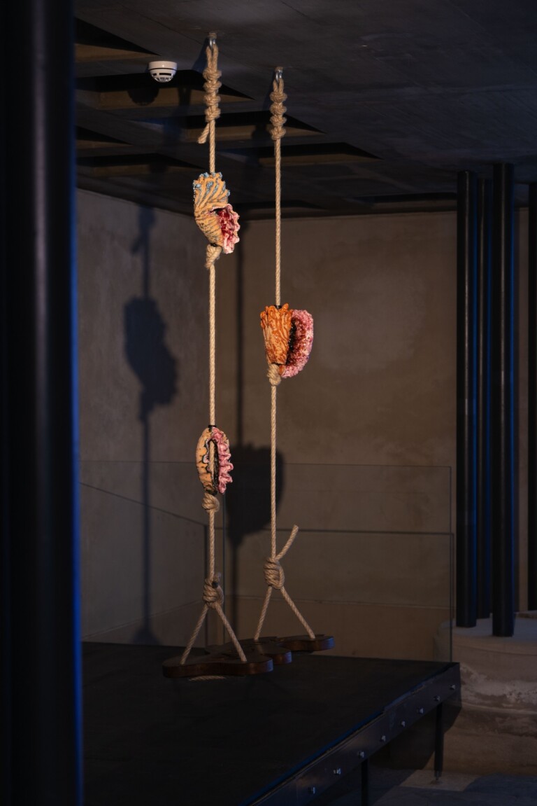 Alex Cecchetti, Sortilegio, exhibition view at Forof, Roma, 2022. Photo Monkeys Video Lab
