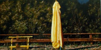 Andrea Di Marco, Notturno, olio su tela, 80x140 cm, 2011