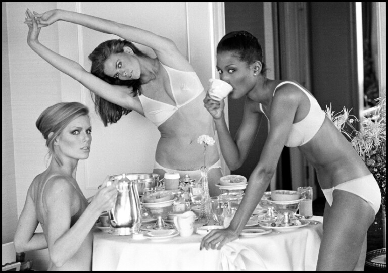 Arthur Elgort Patti Hansen, Lisa Taylor, and Beverly Johnson courtesy of Staley Wise Gallery