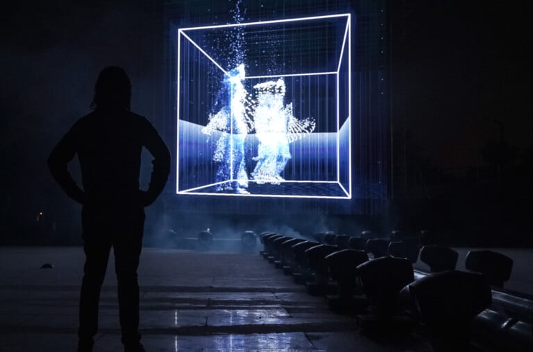 Installation of artwork Vibrance by artist Bruno Ribeiro in King Abdullah Park in Riyadh, Kingdom of Saudi Arabia, on October (21), 2022, as part of the Noor Riyadh Festival 2022. Photo by Aurelien Perriaud/ABACAPRESS.COM