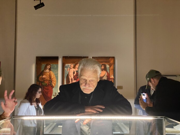 Michele Placido alla Pinacoteca Ambrosiana ph Giulia Giaume