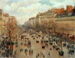 Camille Pissarro, Boulevard Montmartre, 1897, Musée de l'Ermitage, San Pietroburgo