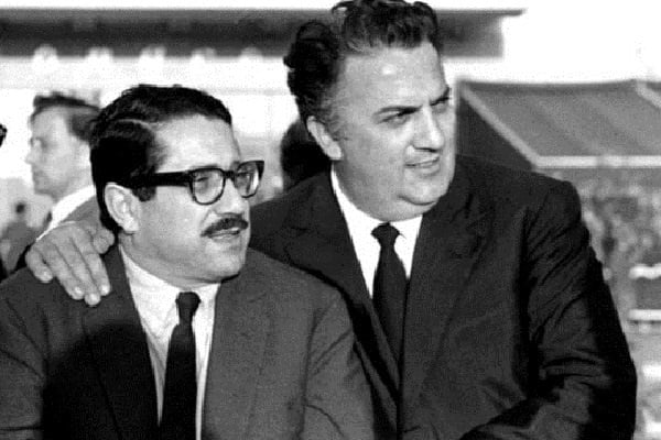 Ennio Flaiano e Federico Fellini alla fine degli anni '50