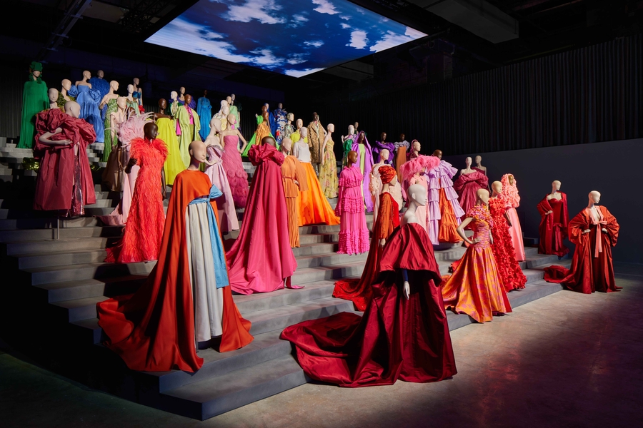 Forever Valentino, exhibition view at M7. Doha. Courtesy Valentino