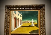 Giorgio de Chirico, Enigma politico, 1938, olio su tela. Collezione privata