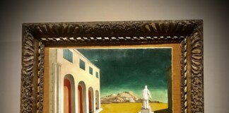 Giorgio de Chirico, Enigma politico, 1938, olio su tela. Collezione privata