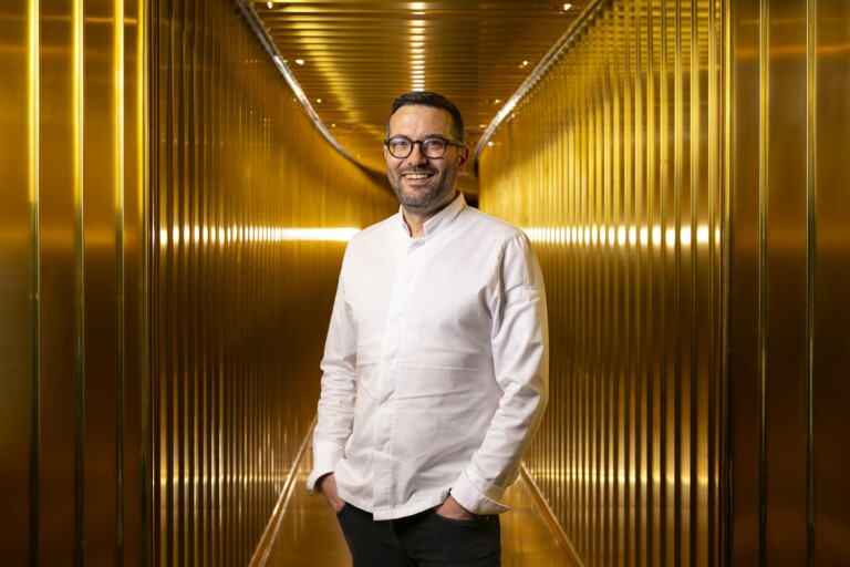 Giuseppe Iannotti, chef di Luminist per Gallerie d'Italia a Napoli. Photo Alberto Blasetti