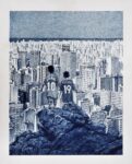 Giuseppe Stampone, Palla corda, 2019, Penna Bic su tavola, 40x30 cm, Courtesy Oscar Damiani, Vedano al Lambro