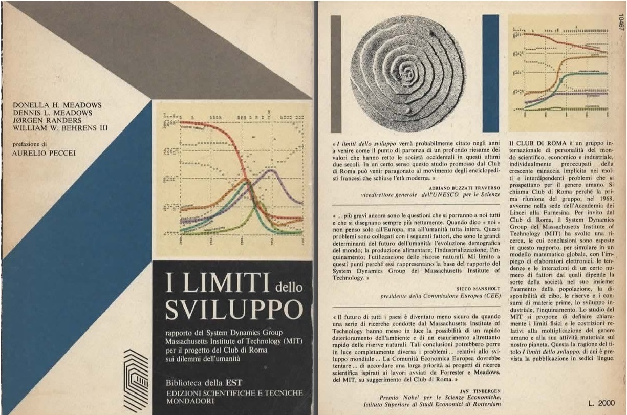 Lo storico rapporto 'I limiti dello sviluppo', pubblicato nel 1972