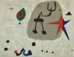 Joan Miró, Femme, étoiles (1945). Courtesy of Sotheby’s